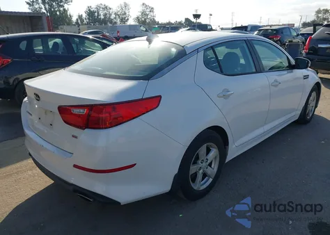 2015 Kia Optima Lx from USA, damaged, VIN KNAGM4A72F5645778